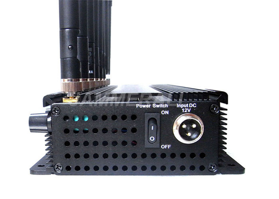 جهاز تشويش UHF VHF الفعال ومثبط WiFi 3G 3G مع الهوائيات متعددة الاتجاهات