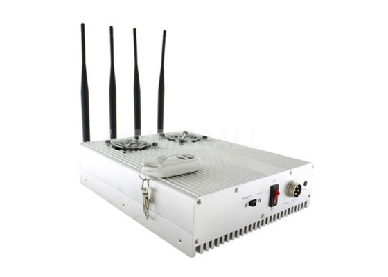 تشويش إشارة الهاتف الخليوي لسطح المكتب ، مانع CDMA / 3G / GSM مع مراوح تبريد