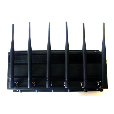 قابل للتعديل إشارة الهاتف الخليوي مانع تشويش 6 هوائيات CDMA GSM DCS نوع أجهزة الكمبيوتر