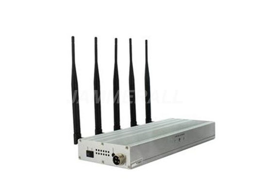 جودة  5 Band Audio Recording Jammer , UHF / Mobile Phone Signal Blocker مصنع