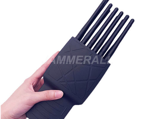 جودة  All - In - One Handheld Cell Phone Jammer For LOJACK GPSL1L2L5 WiFi Signals مصنع